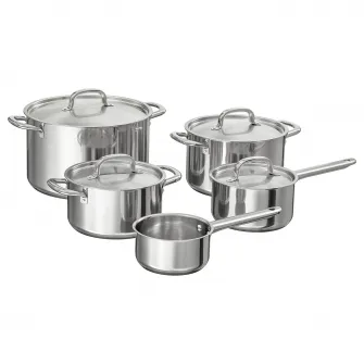 IKEA IKEA 365+ Set vase 9 piese, inox