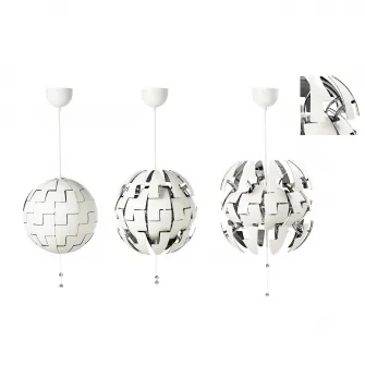 IKEA IKEA PS 2014 Lustra, alb/argintiu, 35 cm