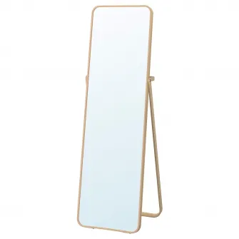 IKEA IKORNNES Oglinda cu suport, frasin, 52x167 cm