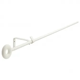 IKEA IRJA Set bagheta perdea, alb, 140 cm