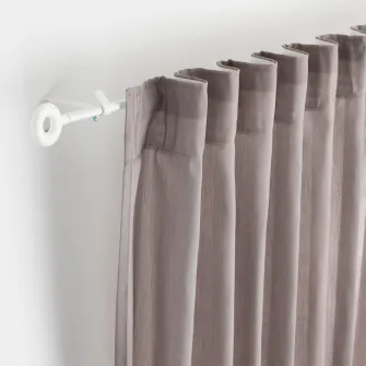 IKEA IRJA Set bagheta perdea, alb, 140 cm