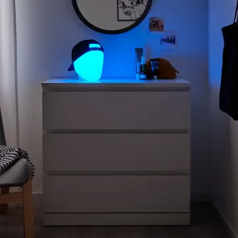 IKEA ISKÄRNA Veioza LED, multicolor