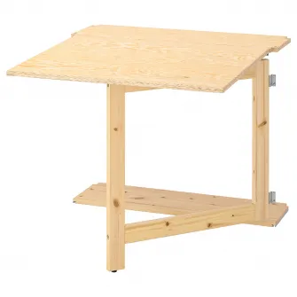 IKEA IVAR Masa plianta, pin, 80x30-91 cm