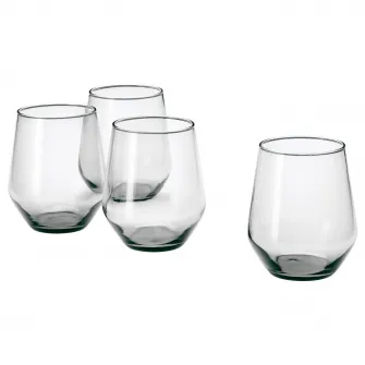 IKEA IVRIG Pahar, gri, 45 cl