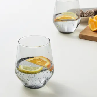 IKEA IVRIG Pahar, gri, 45 cl