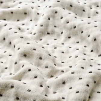 IKEA JAKOBSLILJA Cuvertura, alb murdar/antracit, 230x250 cm