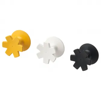IKEA JORDBORR Carlig autoadeziv, fulg de nea/multicolor