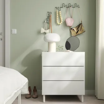 IKEA JORDMÅNEN Carlig, gri inchis-verde