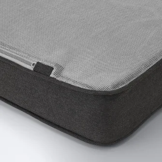 IKEA JÄRPÖN/DUVHOLMEN Perna sezut exterior, antracit, 62x62 cm