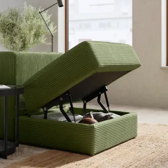 IKEA JÄTTEBO Canapea modulara 2locuri, Samsala galben-verde inchis