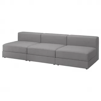 IKEA JÄTTEBO Canapea modulara, 4,5 locuri, Tonerud gri