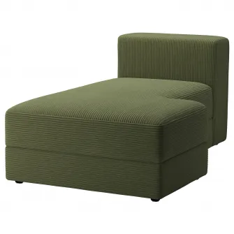 IKEA JÄTTEBO Modul sezlong, dreapta, Samsala galben-verde inchis