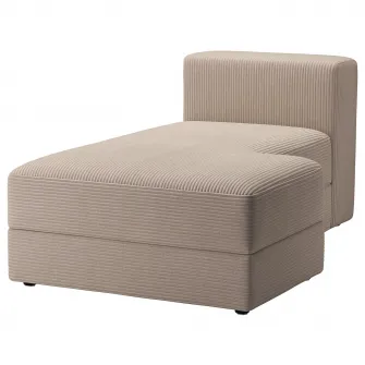 IKEA JÄTTEBO Modul sezlong, dreapta, Samsala gri-bej