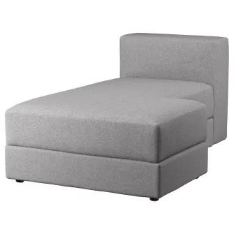 IKEA JÄTTEBO Modul sezlong, dreapta, Tonerud gri
