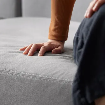 IKEA JÄTTEBO Modul sezlong, dreapta, Tonerud gri