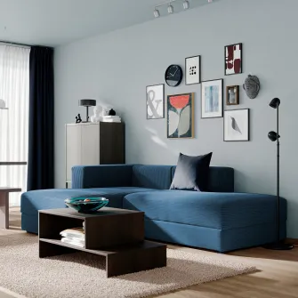 IKEA JÄTTEBO Module sezlong, Samsala albastru inchis
