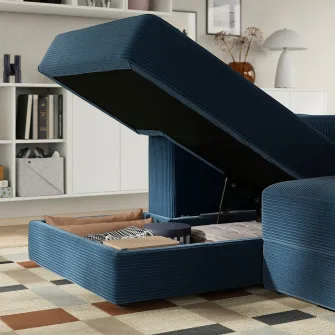 IKEA JÄTTEBO Module sezlong, Samsala albastru inchis