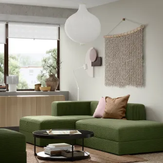 IKEA JÄTTEBO Module sezlong, Samsala galben-verde inchis