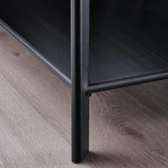 IKEA JÄTTESTA Ansamblu depozitare, negru, 240x40x85 cm