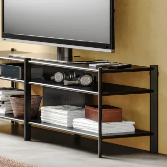 IKEA JÄTTESTA Comoda TV, negru, 160x40x49 cm