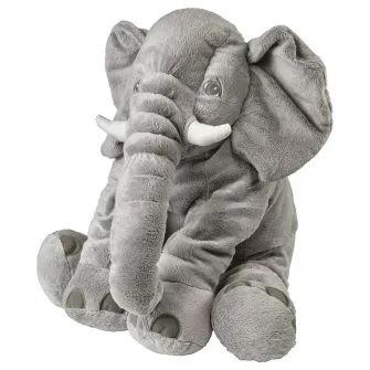 IKEA JÄTTESTOR Jucarie de plus, elefant/gri