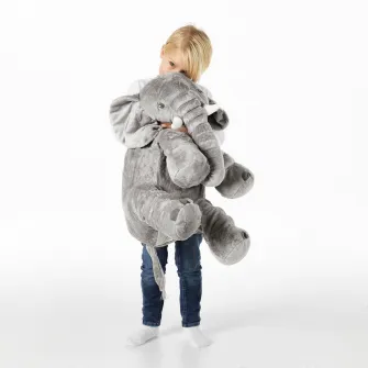 IKEA JÄTTESTOR Jucarie de plus, elefant/gri