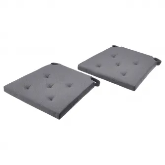 IKEA JUSTINA Perna scaun, gri, 42/35x40x4 cm