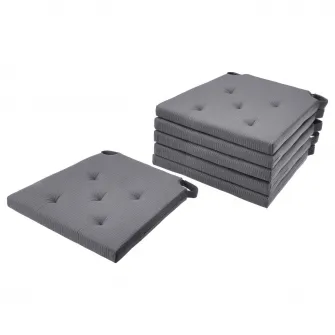 IKEA JUSTINA Perna scaun, gri, 42/35x40x4 cm