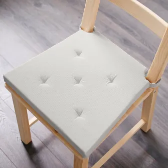 IKEA JUSTINA Perna scaun, natur, 42/35x40x4 cm