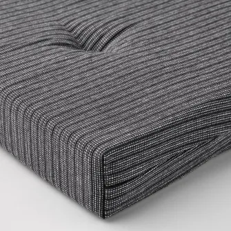 IKEA JUSTINA Perna scaun, negru, 42/35x40x4 cm