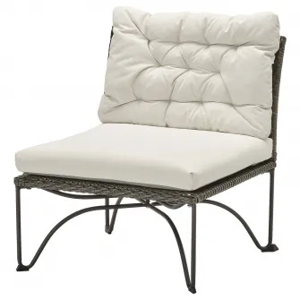 IKEA JUTHOLMEN Fotoliu exterior, gri inchis/Kuddarna gri deschis-bej, 65x73x83 cm