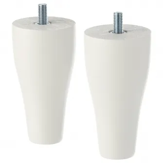 IKEA KABBARP Picior, alb, 10 cm