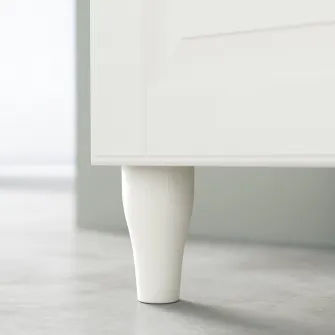 IKEA KABBARP Picior, alb, 10 cm