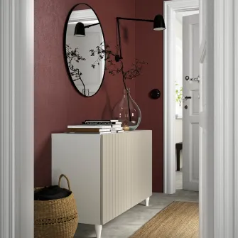 IKEA KABBARP Picior, alb, 10 cm