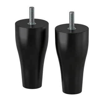 IKEA KABBARP Picior, negru, 10 cm