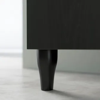 IKEA KABBARP Picior, negru, 10 cm