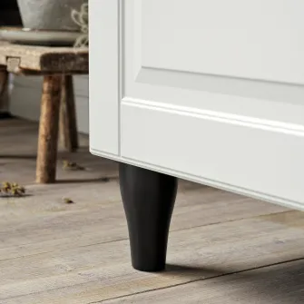 IKEA KABBARP Picior, negru, 10 cm