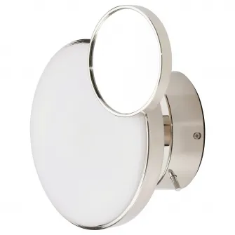IKEA KABOMBA Aplica LED cu oglinda, intensitate reglabila cromat/lucios, 20 cm
