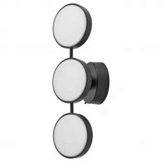 IKEA KABOMBA Aplica LED, intensitate reglabila mat/negru, 47x14 cm