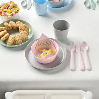 IKEA KALAS Farfurie, diverse culori