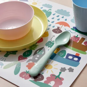 IKEA KALAS Lingura diverse culori 4buc., diverse culori