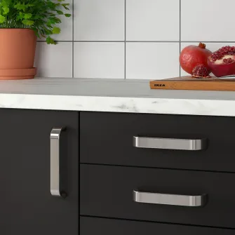 IKEA KALERUM Maner, aspect inox, 138 mm