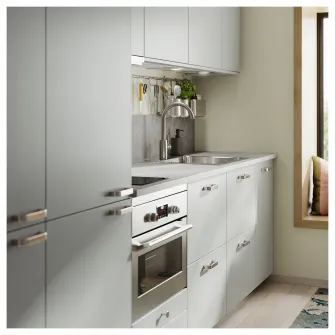 IKEA KALERUM Maner, aspect inox, 138 mm