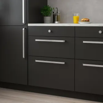 IKEA KALERUM Maner, aspect inox, 30 mm