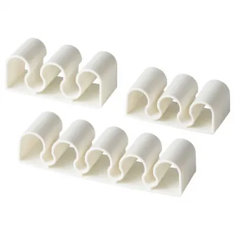 IKEA KALKSTUFF Organizator cablu, set 3 buc., alb