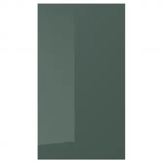 IKEA KALLARP Front masina spalat vase, lucios gri inchis-verde, 45x80 cm
