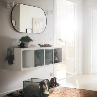 IKEA KALLAX Etajera, alb, 42x147 cm
