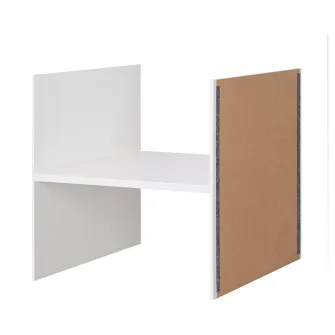 IKEA KALLAX Organizator cu 1 polita, alb, 33x33 cm