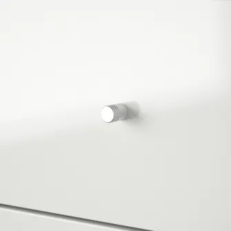 IKEA KALLAX Accesoriu 2 sertare, lucios alb, 33x33 cm
