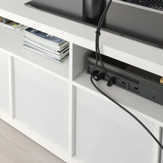 IKEA KALLAX Comoda TV, alb, 147x60 cm